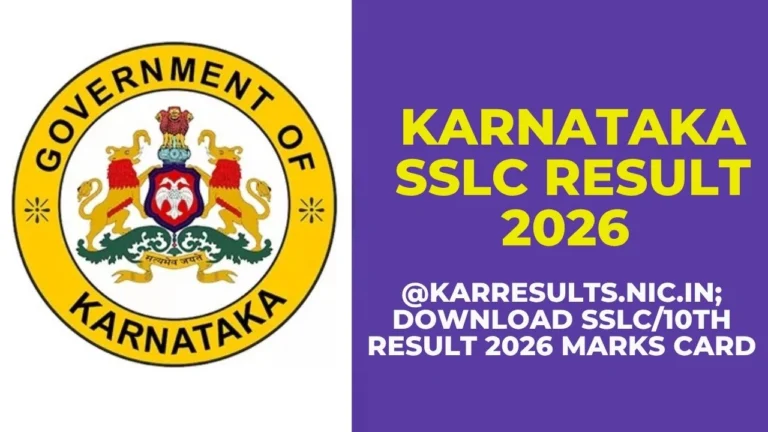 Karnataka SSLC Result 2026
