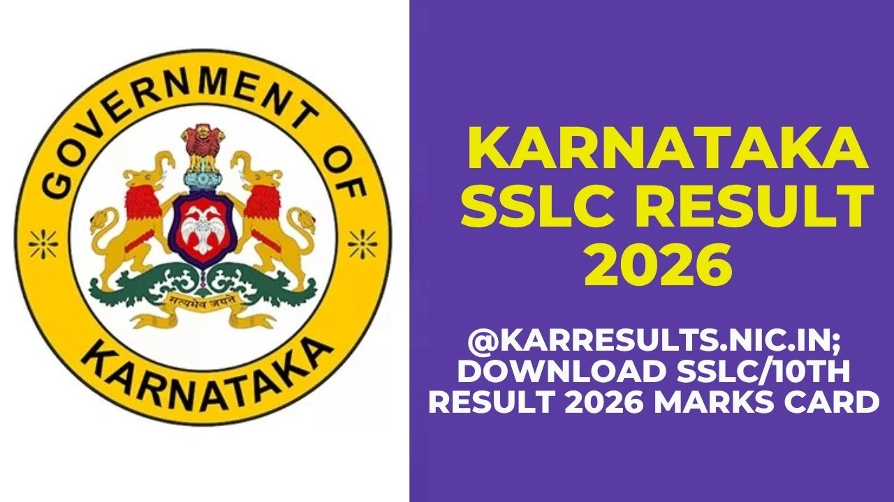 Karnataka SSLC Result 2026
