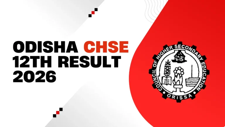 Odisha CHSE 12th Result 2026
