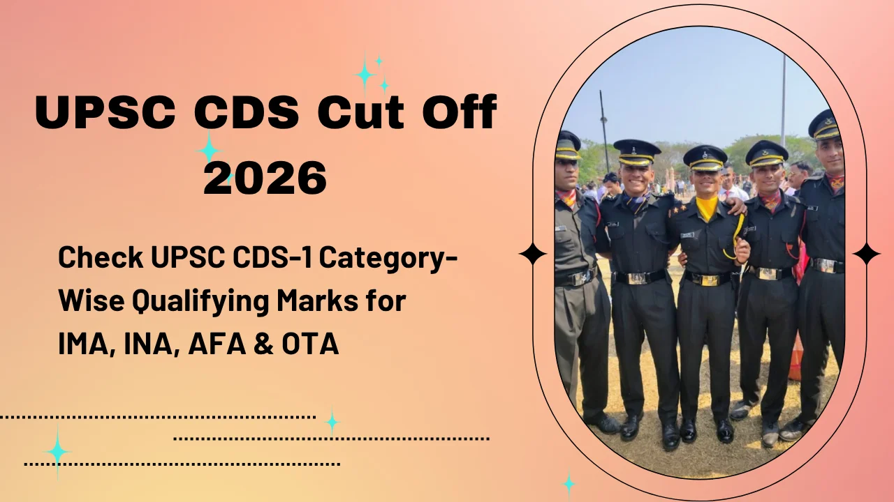 UPSC CDS Cut Off 2026