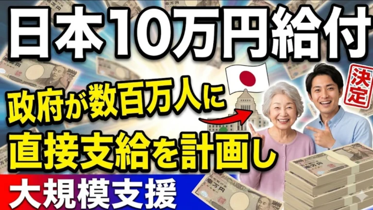 日本10万円給付