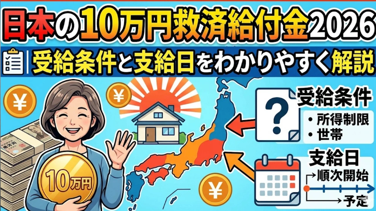 日本の10万円救済給付金2026