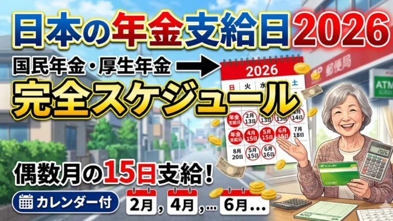 日本の年金支給日2026