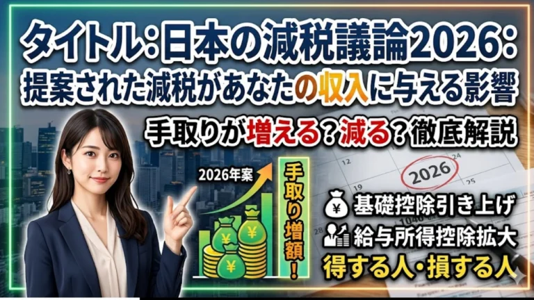 日本の減税議論2026