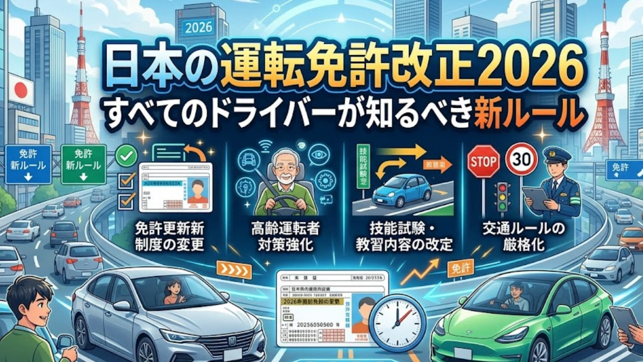 日本の運転免許改正2026