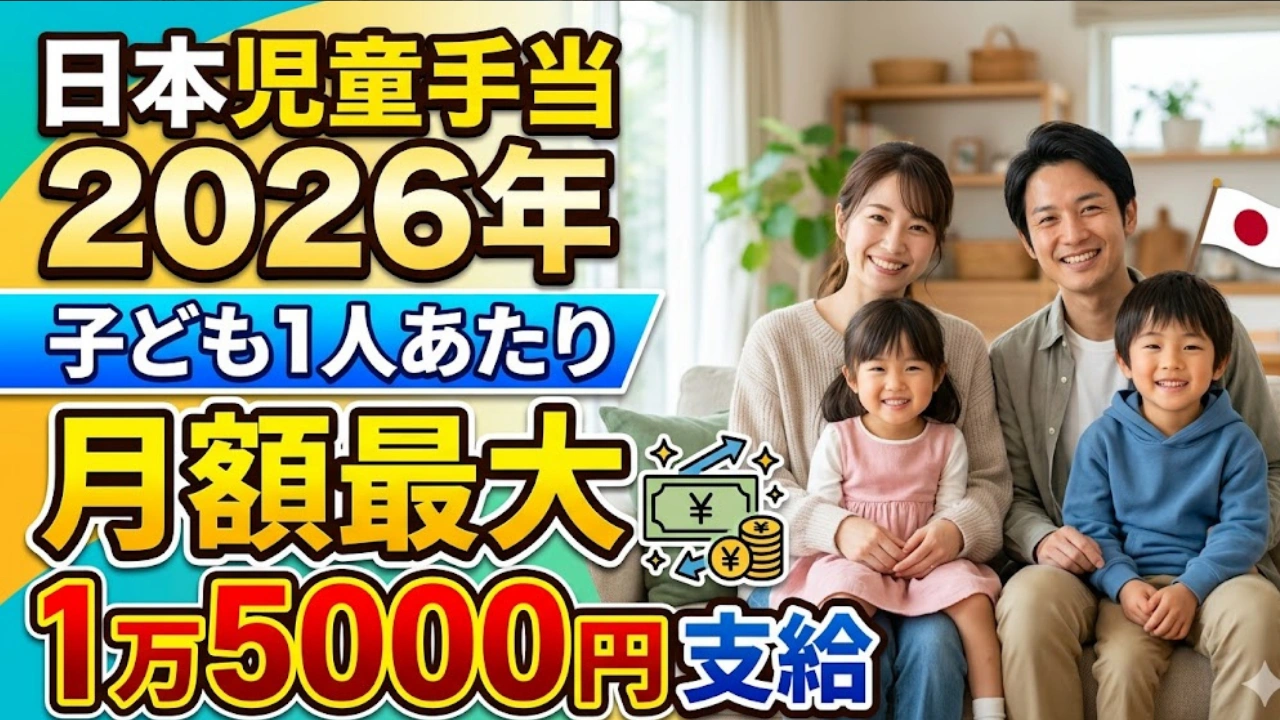 日本児童手当2026年
