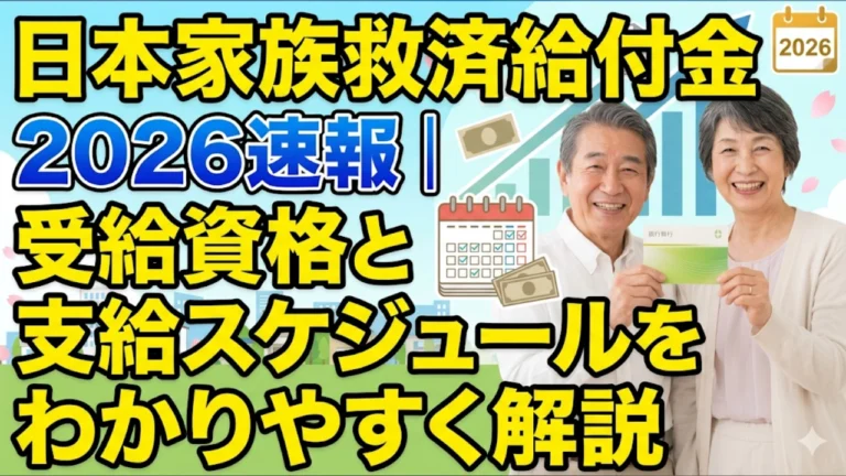 日本家族救済給付金2026