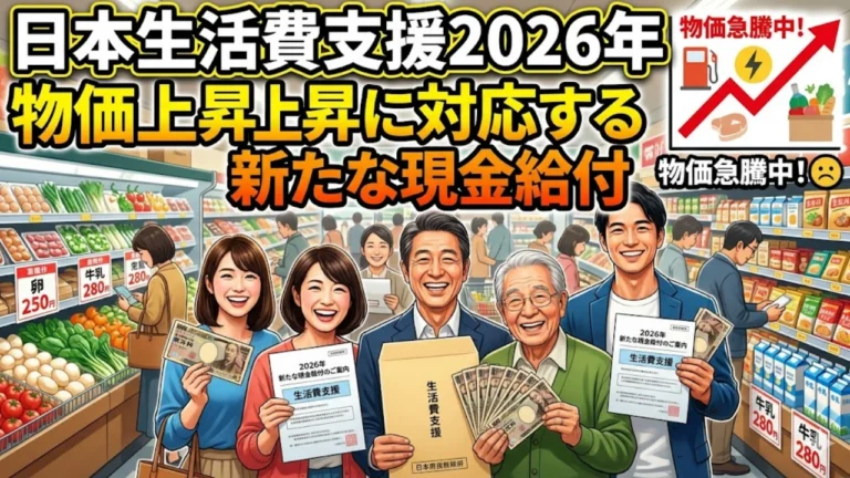 日本生活費支援2026年