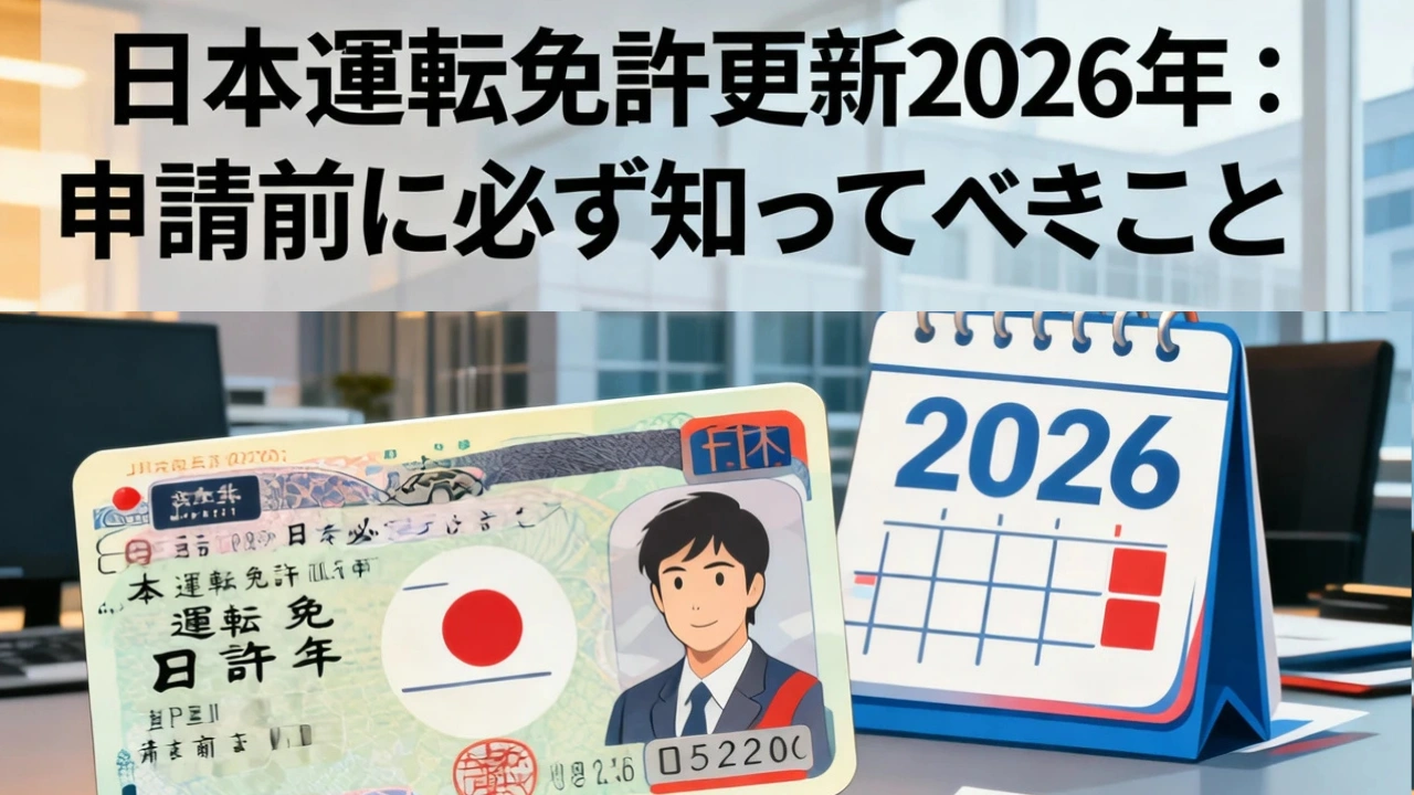 日本運転免許更新2026年